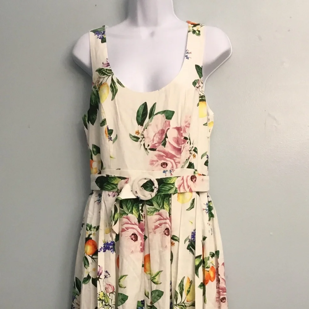 CALYPSO Elegant White Dress - Picture 3 of 15